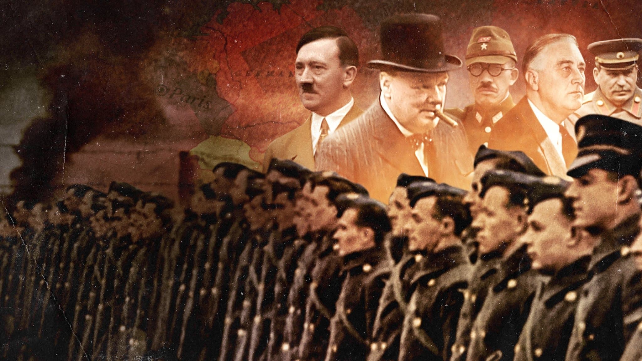 Eventos de la Segunda Guerra Mundial a todo color
