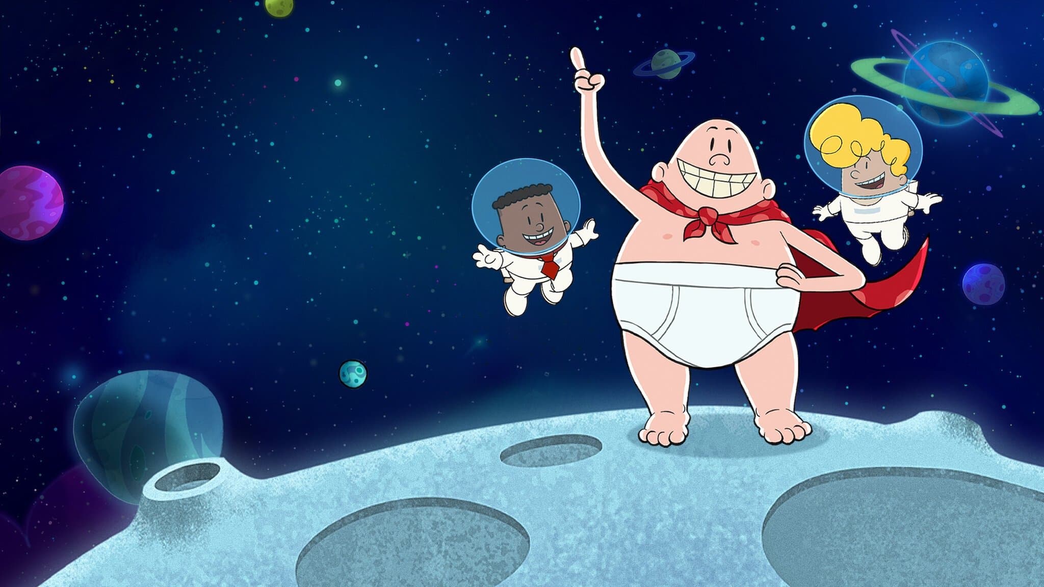 Las épicas aventuras del Capitán Calzoncillos en el espacio