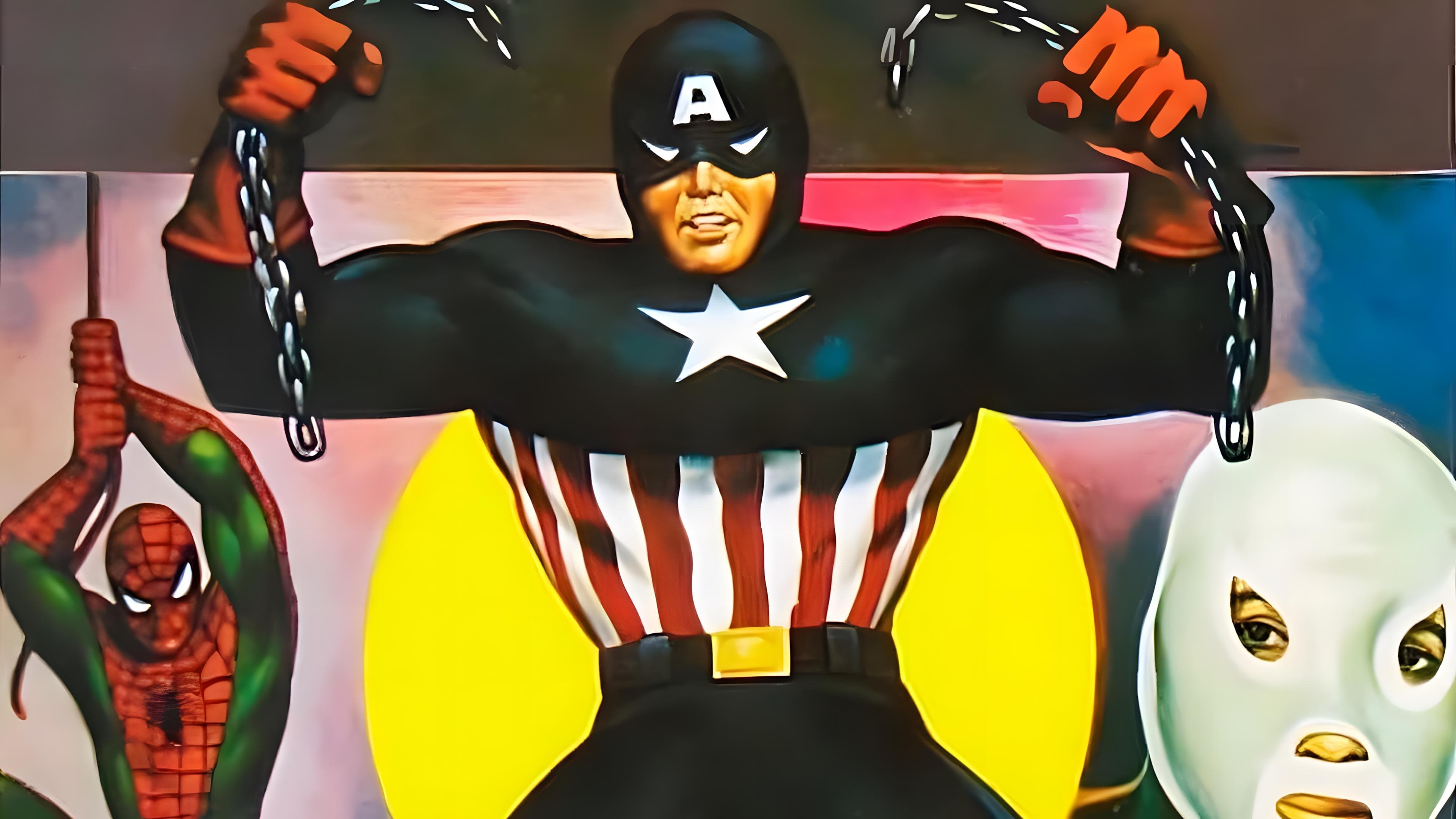 Capitán América y El Santo contra Spiderman