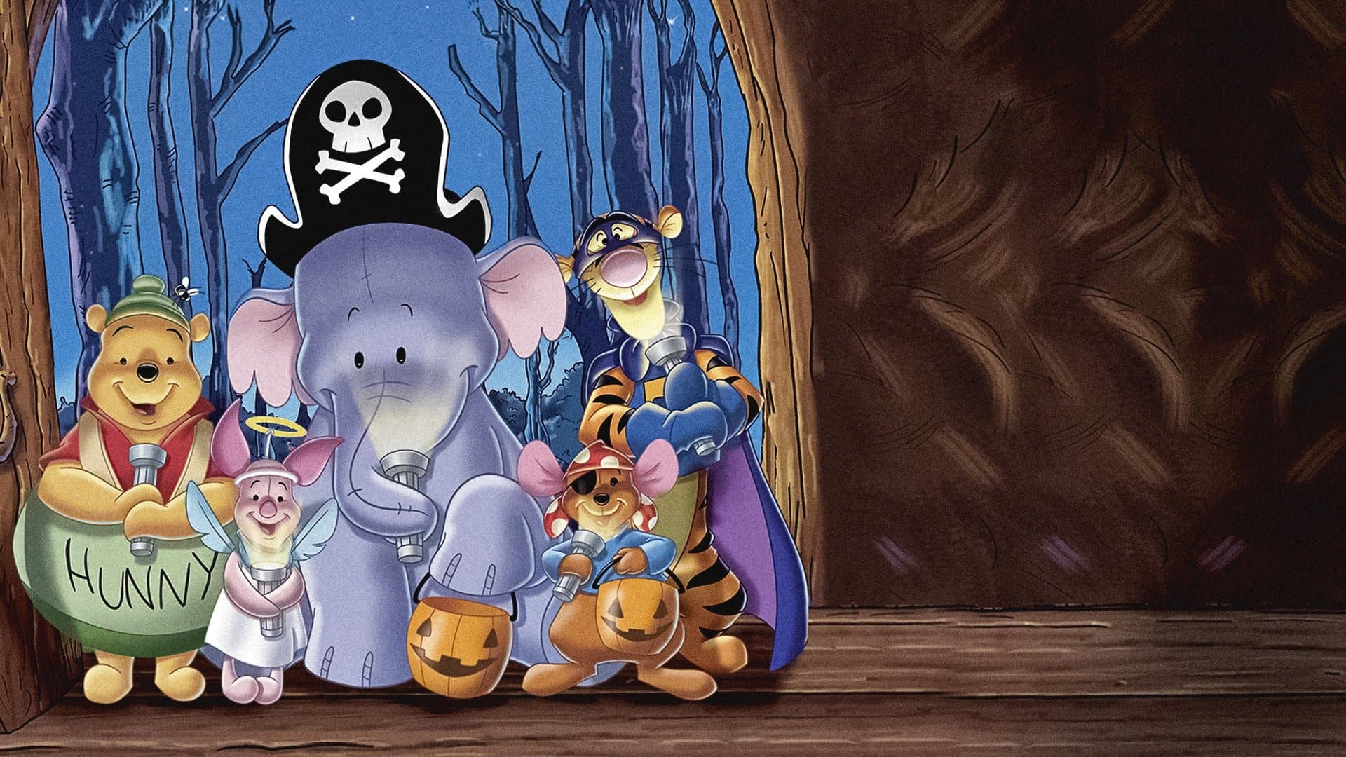 Winnie Pooh Celebra Haloween