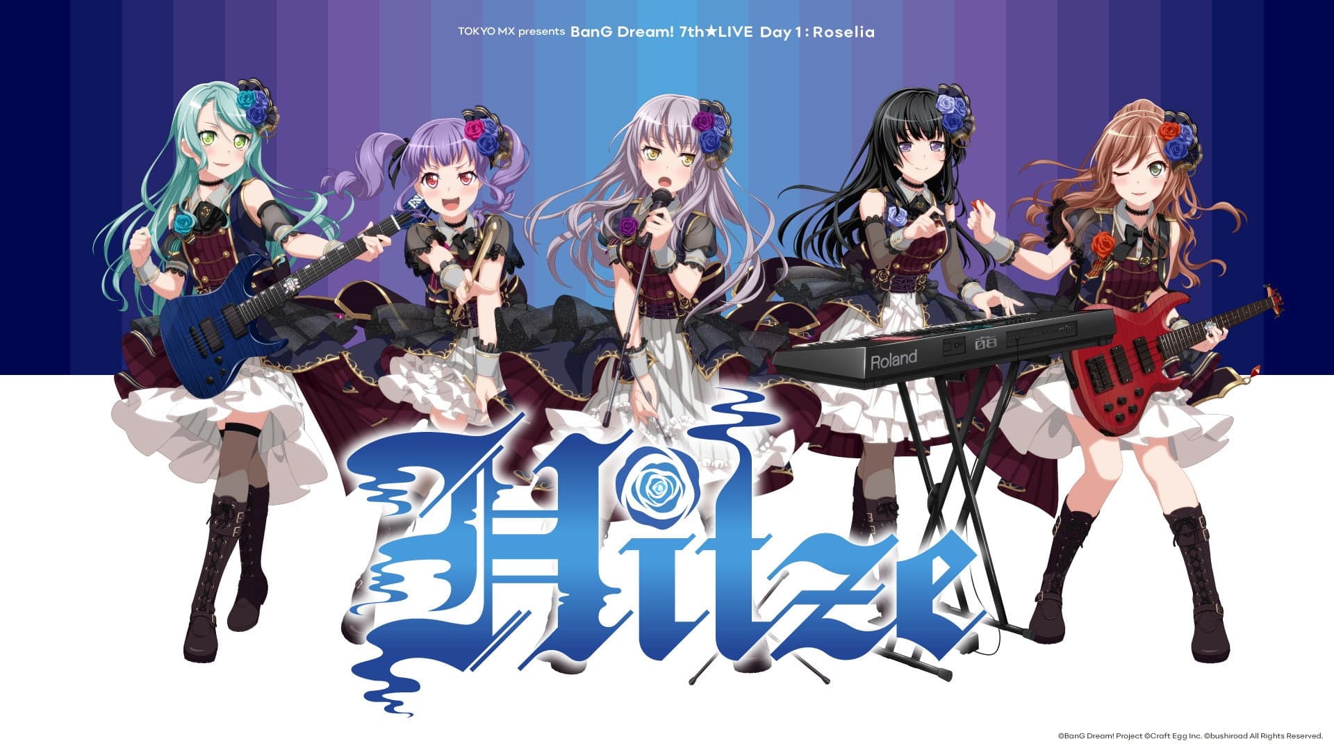 TOKYO MX presents 「BanG Dream! 7th☆LIVE」Day 1 : Roselia「Hitze」