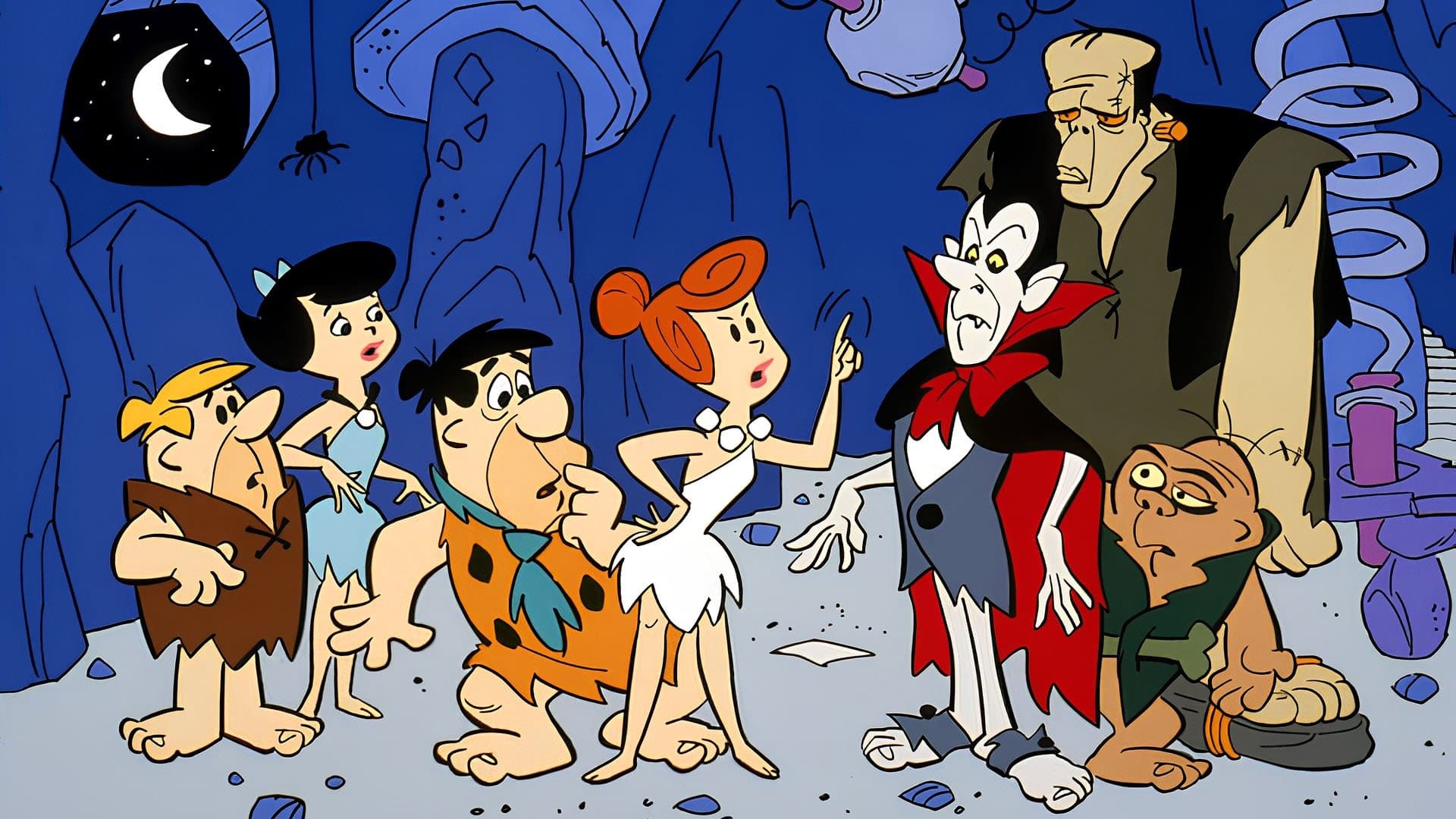 Los Picapiedra: Conocen Al Conde Rockula Y A Frankenstone