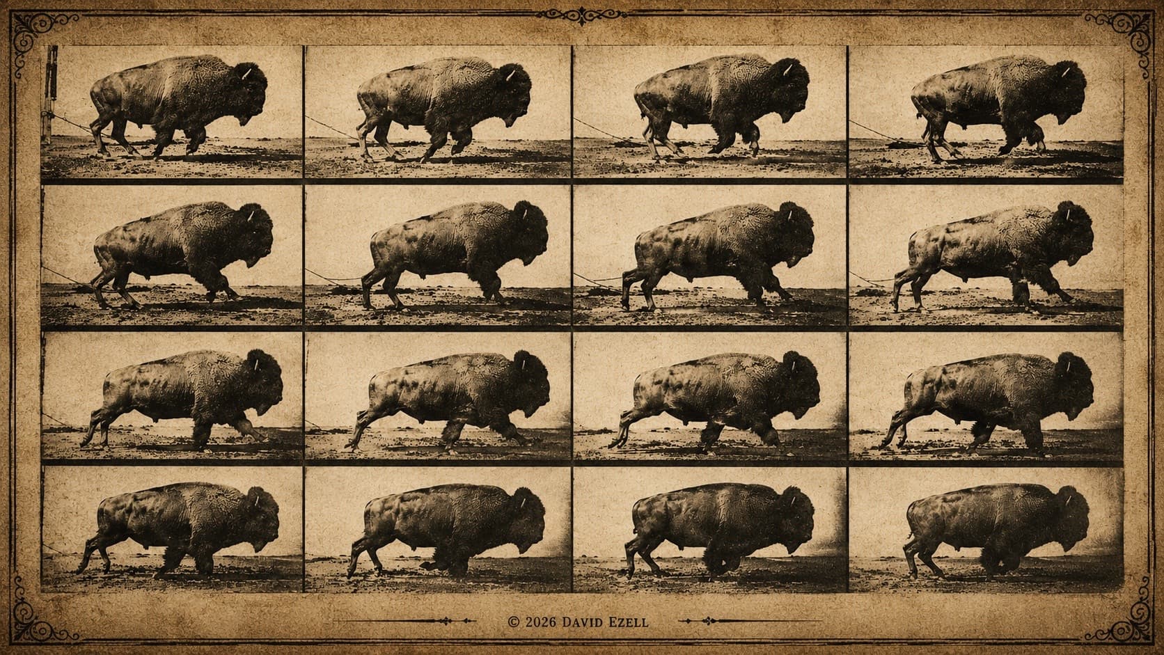 Buffalo Running