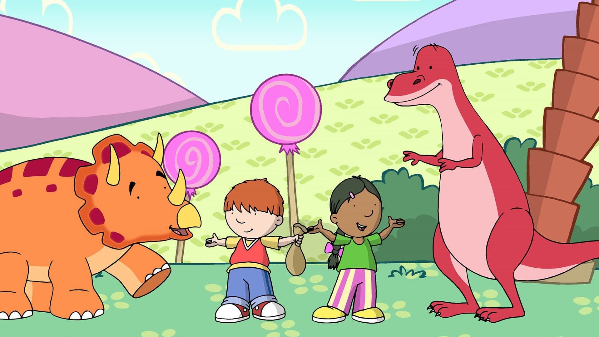 Harry y su cubeta de dinosaurios