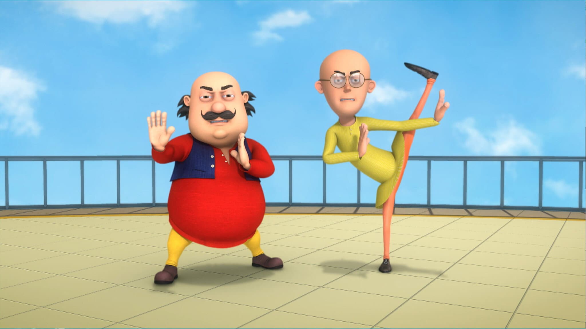 Motu y Patlu: Reyes de kung-fu 4: El reto de los hermanos de kung-fu