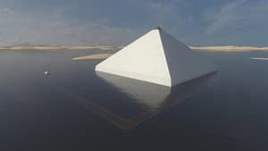 Egypt floating pyramid — foto 1