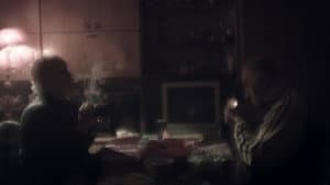 Couple in a Room Smoking Cigarettes — foto 1