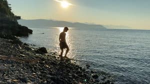 Summer on a solitary beach — foto 5