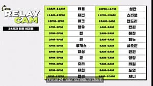 NCT 24hr RELAY CAM — foto 1