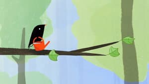 Der kleine Vogel und die Raupe — foto 2