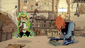 Kid Cosmic y la niña gigántica