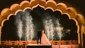 Blanca y eficiente va la novia