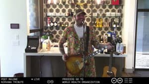 Post Malone Nirvana Tribute Livestream — foto 1