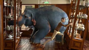 Comme un éléphant dans un magasin de porcelaine — foto 1