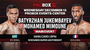 Batyrzhan Jukembayev vs. Mohamed Mimoune — foto 1