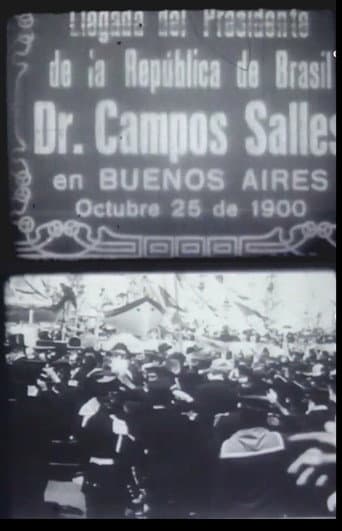 Llegada del Presidente de la República de Brasil Dr. Campos Salles en Buenos Aires