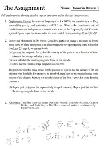 The Assignment