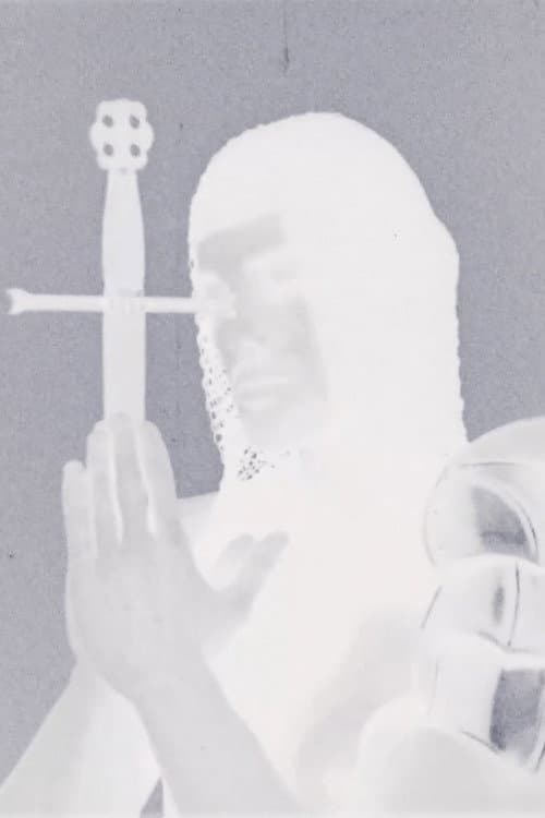 Figura de guerrero sobre fondo gris