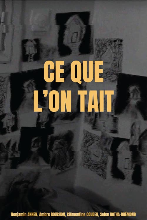 CE QUE L'ON TAIT