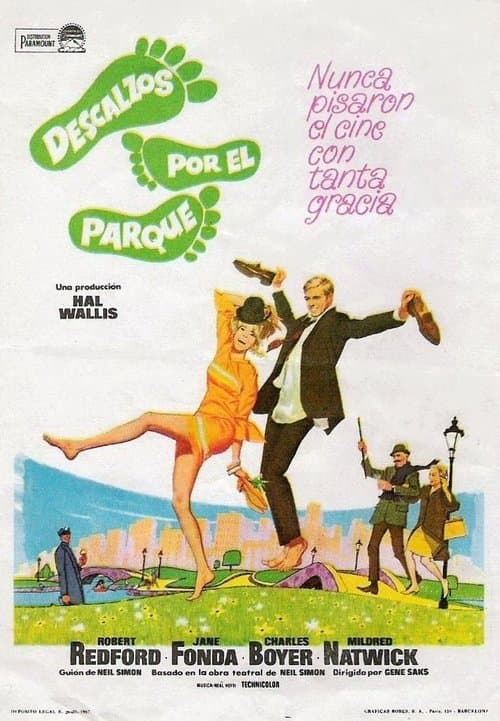Descalzos en el parque