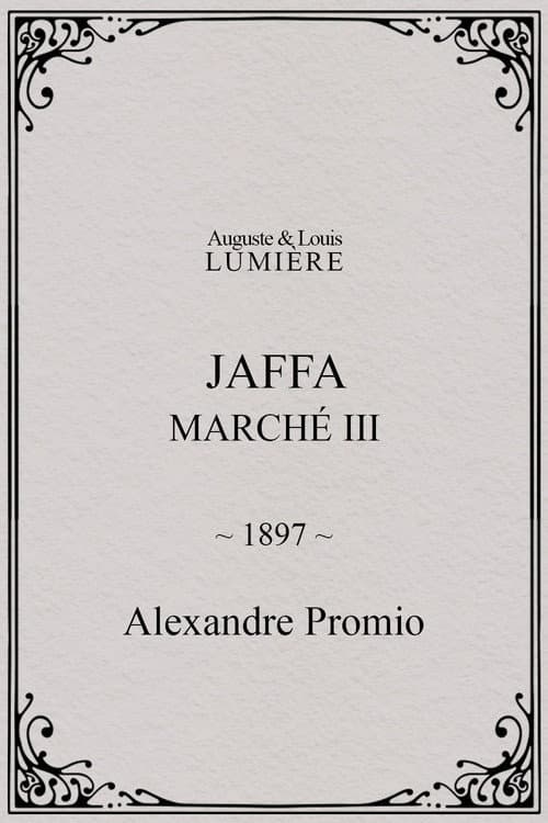 Jaffa : Marché, III