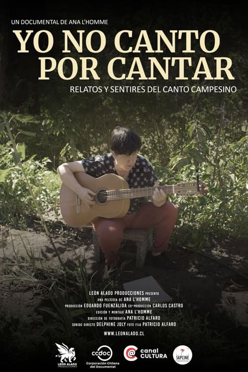 Yo no canto por cantar