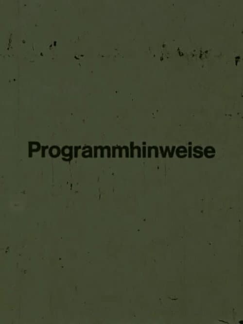Programmhinweise