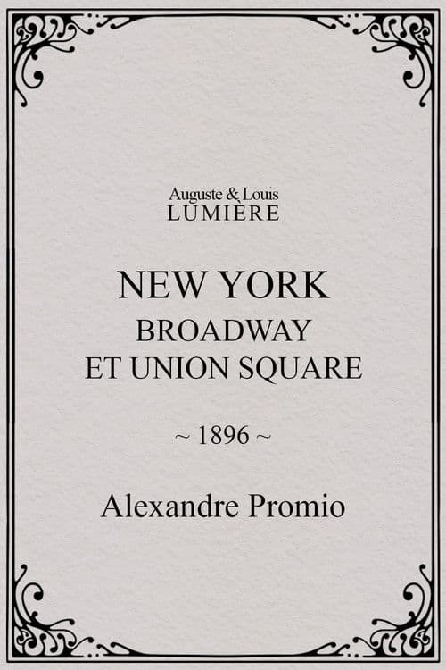 New York, Broadway et Union Square
